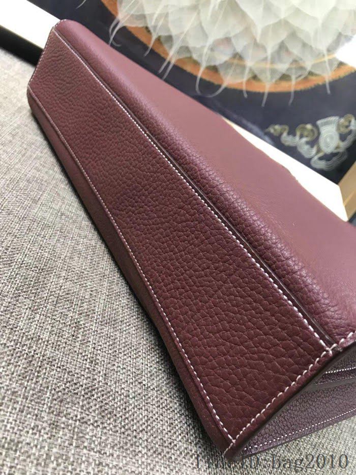 愛馬仕HERMES 男包 公事包 德國進口togo牛皮 頂級316純鋼五金 男士手提包  tdher1367